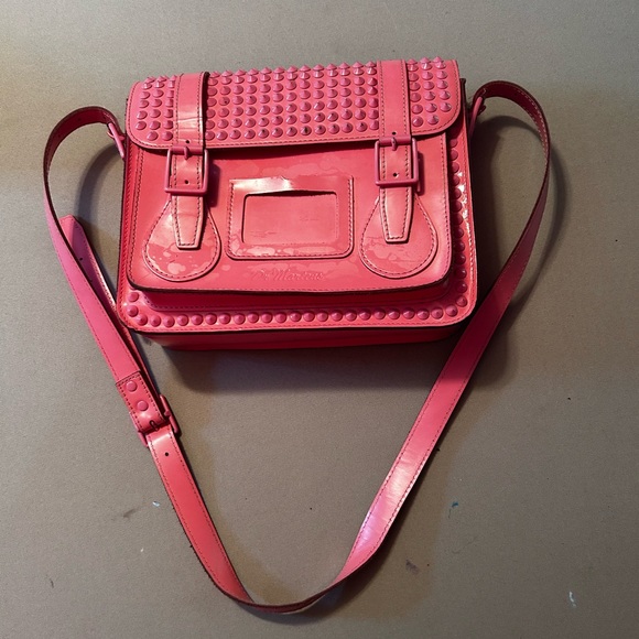 Dr. Martens Pink Studded Cambridge Satchel - Picture 16 of 16